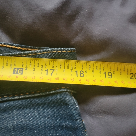 Levis 527 Jeans Mens 34x32 Blue Bootcut Denim Flare Workwear Medium Wash - Picture 6 of 7